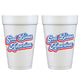 July 4th/Patriotic-God Bless America Script Foam Cup (10 ct)