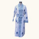 Sapphire Garden - Waffle Cotton Women Robe