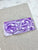 Plush Bow Spa Headband - Purple Hearts