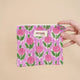 'berry Smoothie' Quilted Coin Pouch