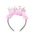 Bride Tribe Bachelorette Party Headband Crown