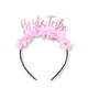 Bride Tribe Bachelorette Party Headband Crown