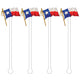 Texas Flag Acrylic Stir Sticks