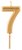 GOLD Birthday Number candles