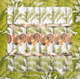 Turkey Among Ferns Fall Cracker - 12 Inch Long / 6-In