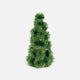 Green Festive Fiber Blend Decorative Tree