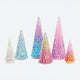 Ombre Lit Iridescent Glass Tree