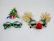 Lit Reindeer/Christmas Tree Glasses,