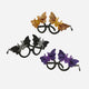 Spider Bat Glasses PVC/Fabric, 9"