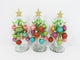 Handmade Glass Tree w/Balls Glass, 7.5