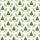 Little Christmas Trees Roll Wrap 30 Inch X 8ft-2 Inch Core