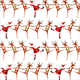 Christmas Can Can Ivory Roll Wrap 30 Inch X 8ft-2 Inch Core