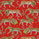 Christmas Leopards Red Roll Wrap 30 Inch X 8ft-2 Inch Core