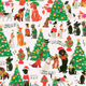 Caroling Pets Roll Wrap 30 Inch X 8ft-2 Inch Core
