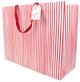 Stripes For Days Red/white Gift Bag Jumbo 20 X 16 X 8