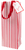 Stripes For Days Red/white Bottle Bag 5 X 3 1/2 X 13