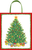 Christmas Tree Gift Bag Lg 10 X 4 3/4 X 11 3/4