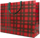 Royal Plaid Gift Bag Jumbo 20 X 16 X 8