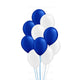 Dark Blue & White Balloon Bouquet