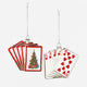 Straight Flush Orn, Glass, 4.5"