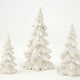 Champagne Glitter Trees - White