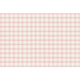 PINK PAINTED CHECK PLACEMAT - PAD OF 24 SHEETS