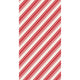 PEPPERMINT STRIPE GUEST NAPKIN - PACK OF 16