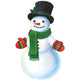 Snowman Die-cut Placemat - 12 Sheets