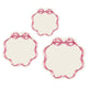 Pink Bow Serving Papers - Pack of 12