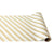 GOLD PEPPERMINT STRIPE RUNNER - 20" X 25'