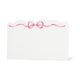 PINK BOW PLACE CARD - PACK OF 12