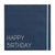 Happy Birthday Blue Luncheon Eco Paper Napkins