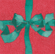Tied With A Bow Red/spruce Napkin Cocktail