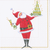 Santa Serving Cocktails Napkin Cocktail