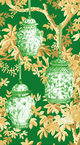 Ginger Jars Dark Green Guest Towel
