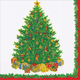 Christmas Tree Napkin Cocktail
