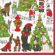 Caroling Pets Napkin Cocktail