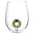 Figurine Glass Wreath 20oz Wine Glass