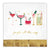 Jingle All Foil Fringe Napkin