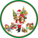 Mr. Claus Dinner Plates