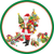 Mr. Claus Salad/dessert Plates