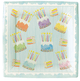 Cake Frosting Salad/dessert Plates Square