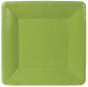 Moss Green Square Dessert Plate