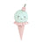 Minty Ice Cream Cone Plush