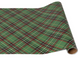 Green Plaid Runner - 20" x 25'