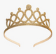 Gold Tiara Headband- Girls Dress Up Headband