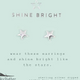 New Moon Silver Earrings - Shine/Star 1 Pc