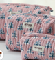 Dusty Pink Bluefloral Travel/Make Up/Organizer