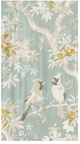 Scenic Songbirds Celadon Guest Towel