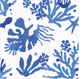 Matisse Coral-Blue Napkin Luncheon